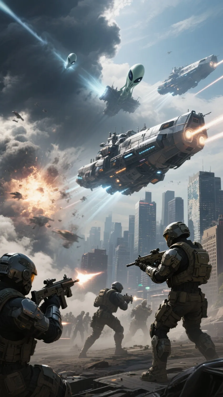 ai character: Alien Invasion background