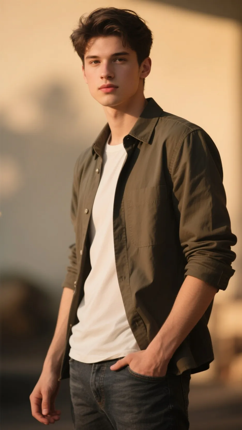 ai character: Aiden  background