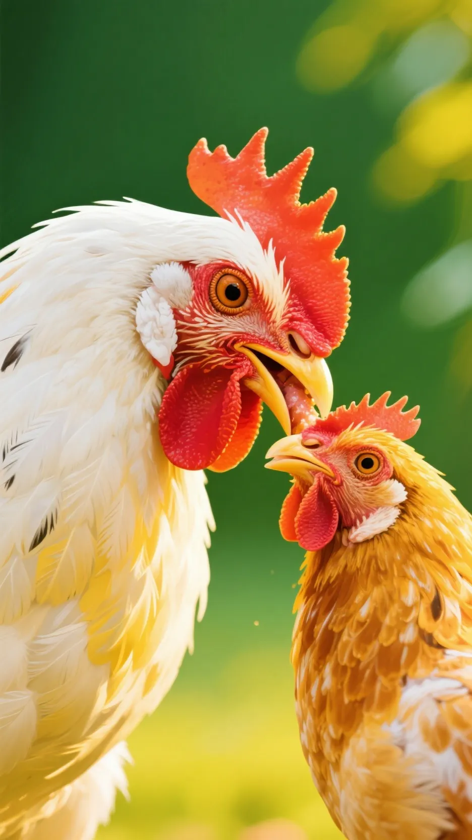 ai character: RANDOM CHICKEN  background