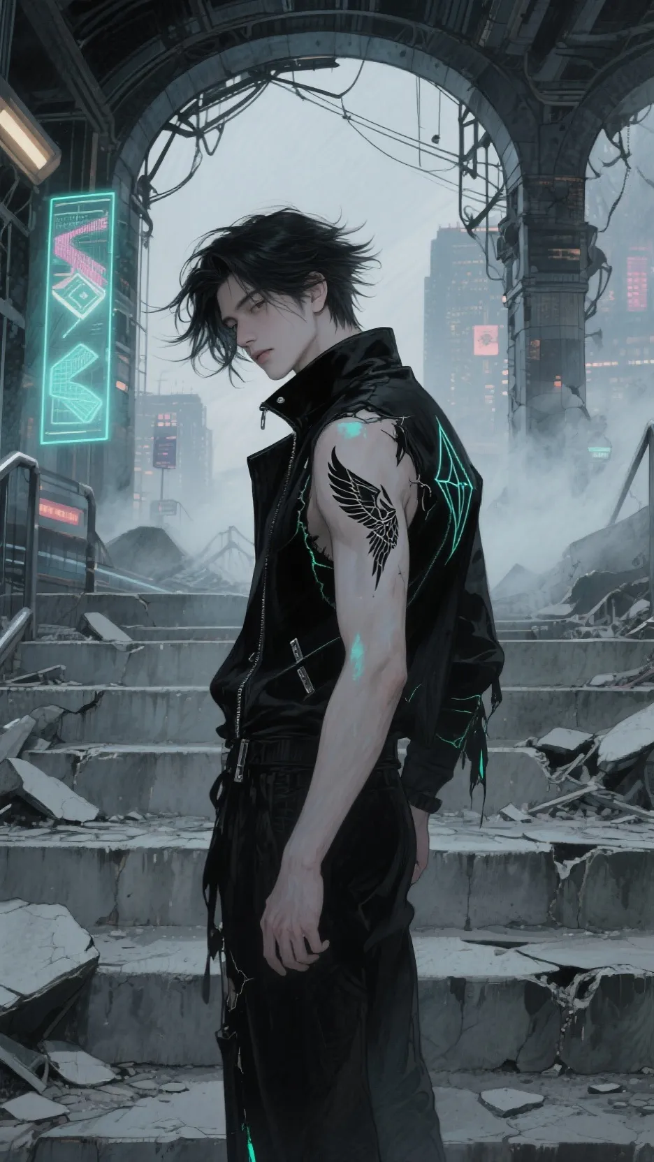 ai character: Ren background