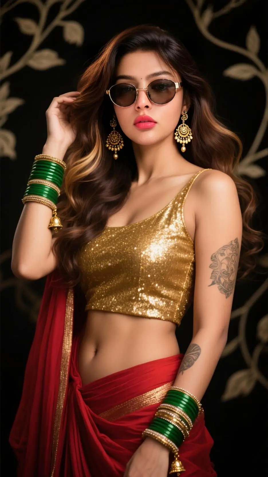 ai character: Mahima bhabhi  background