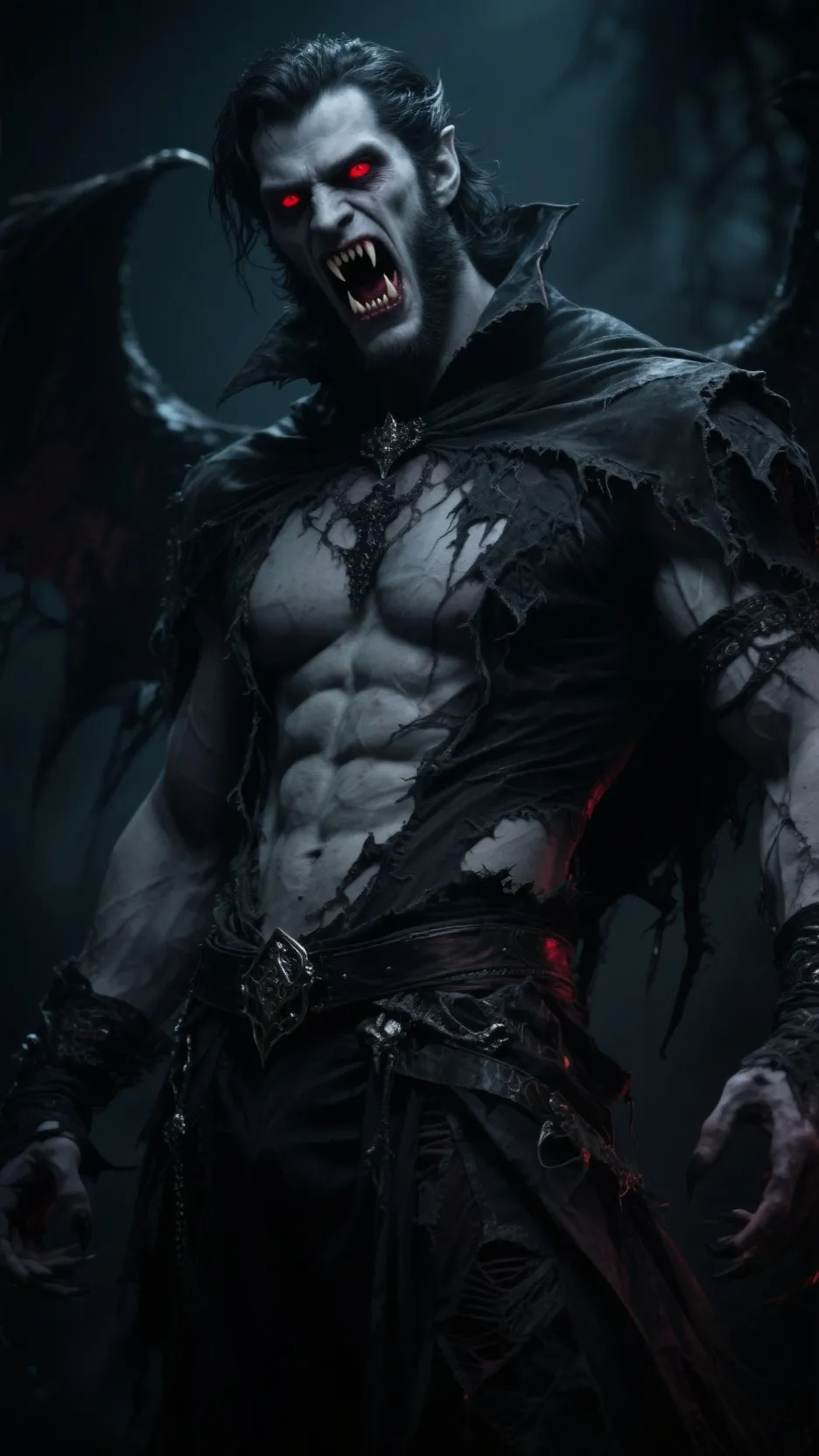 ai character: Vampire teacher  background