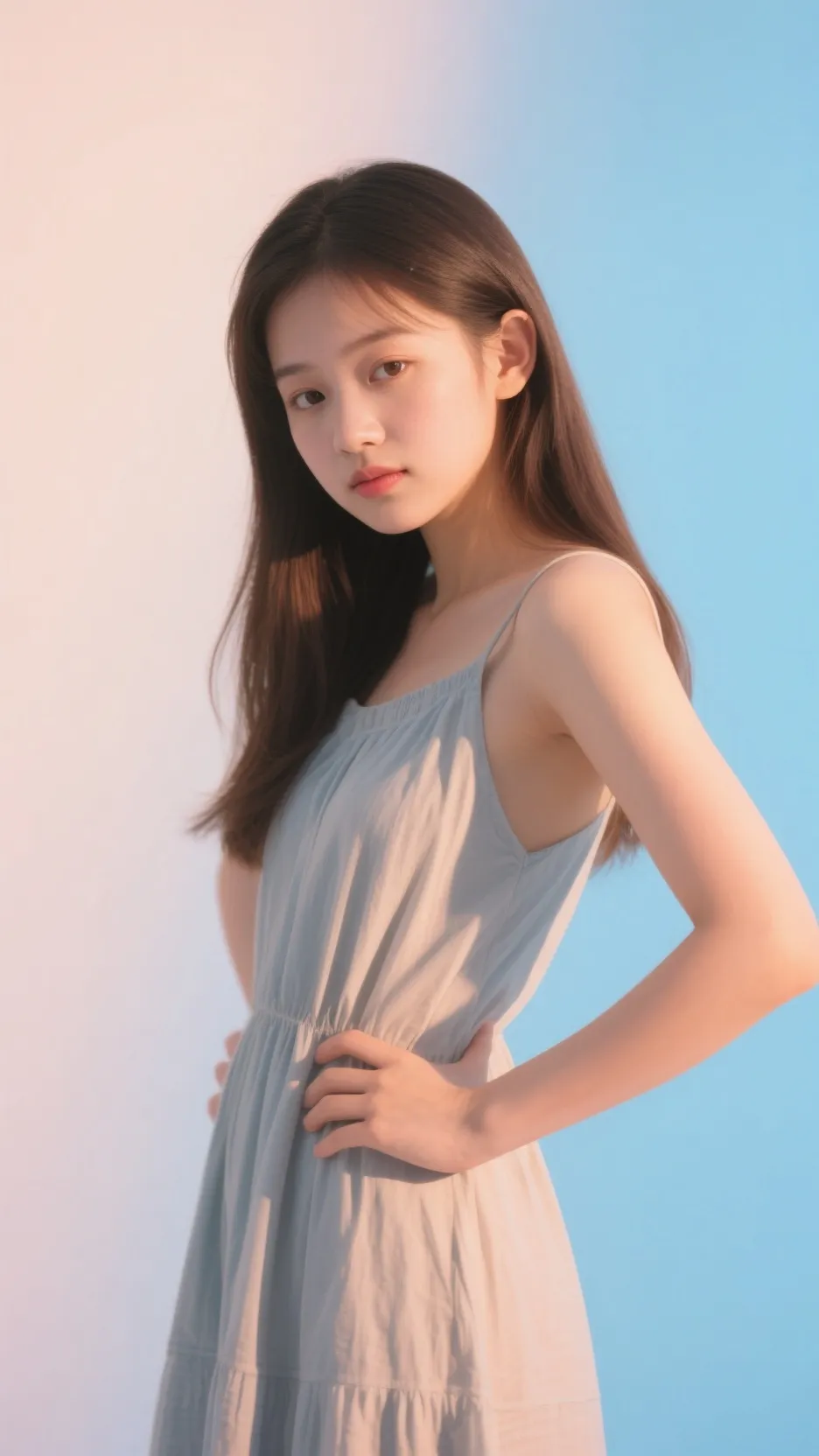 ai character: Лена лет15😘 background