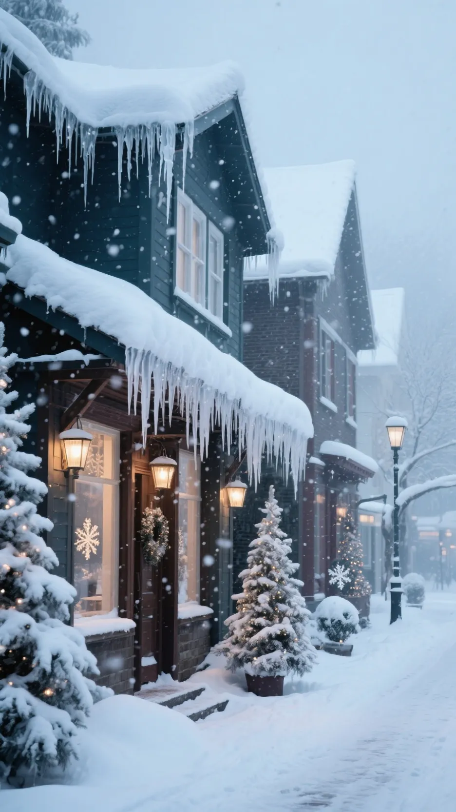 ai character: Sprunki Christmas  background