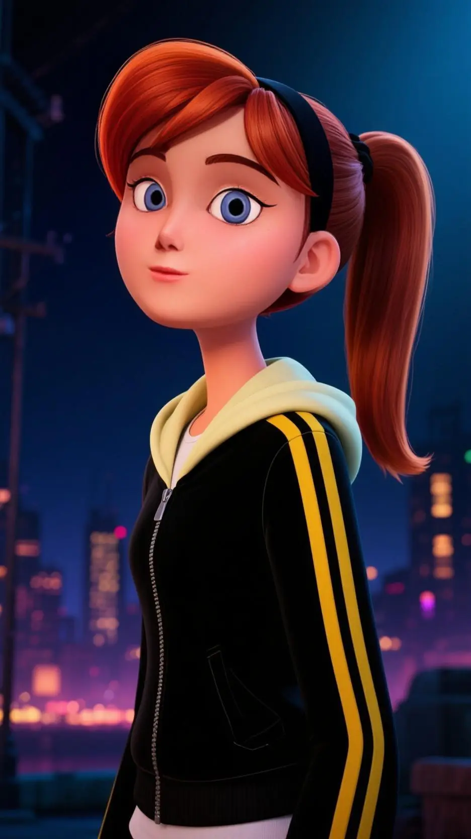 ai character: April O Neil background