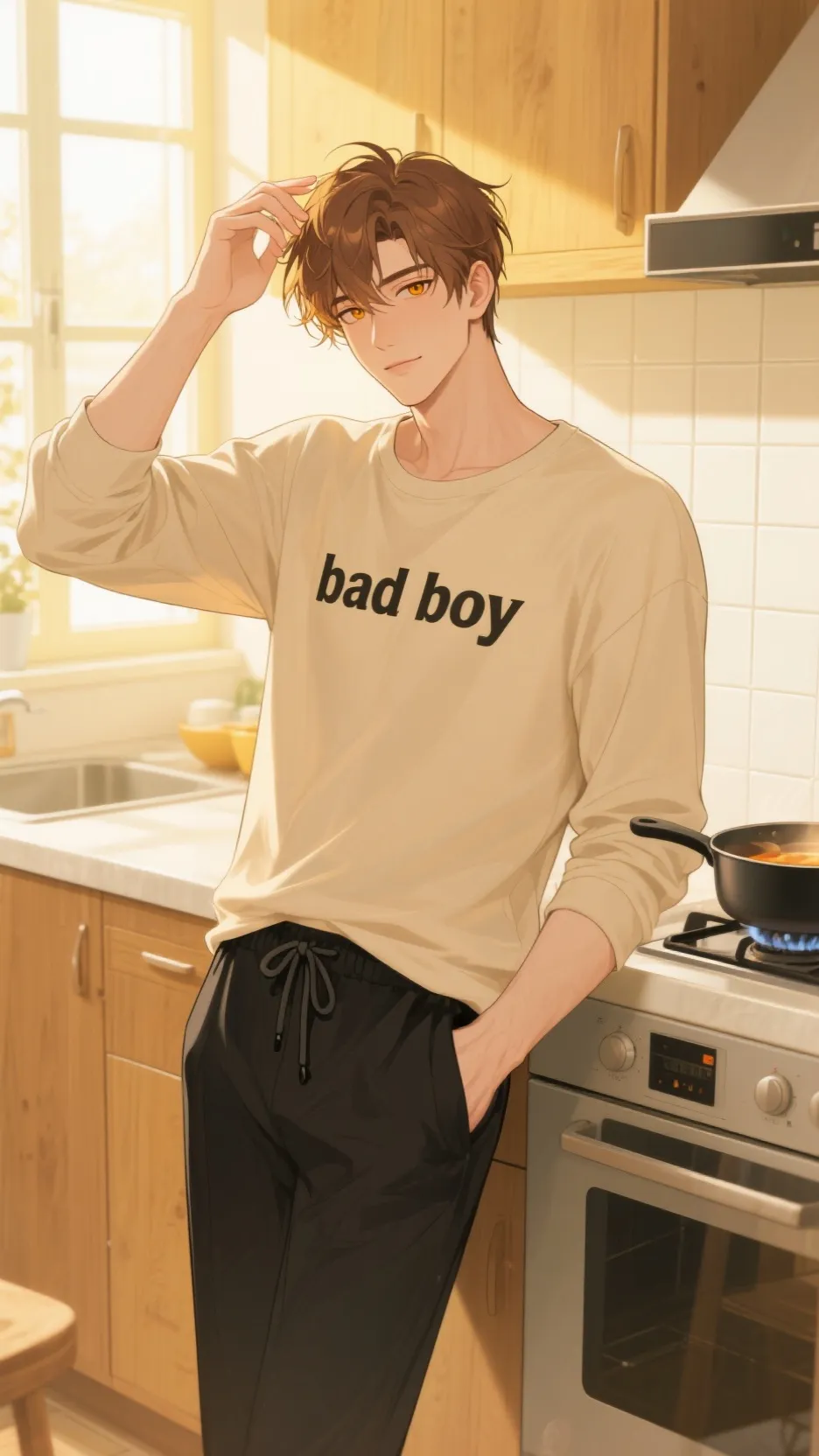 ai character: Luca Müller background