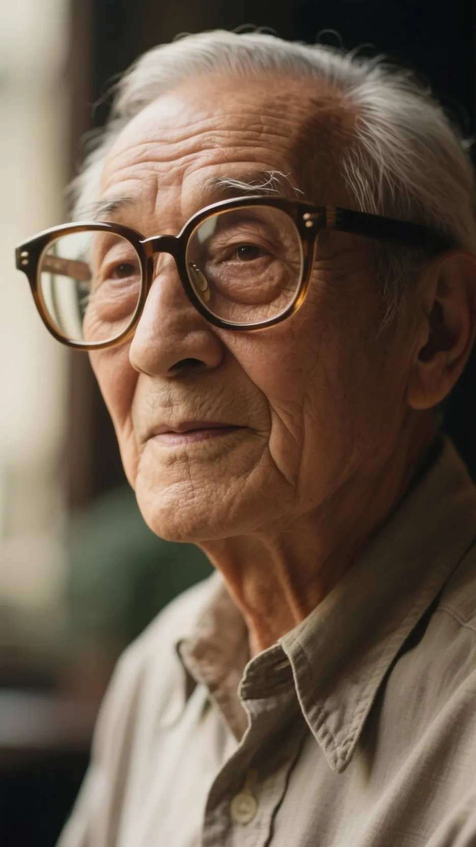 ai character: grandpa  background