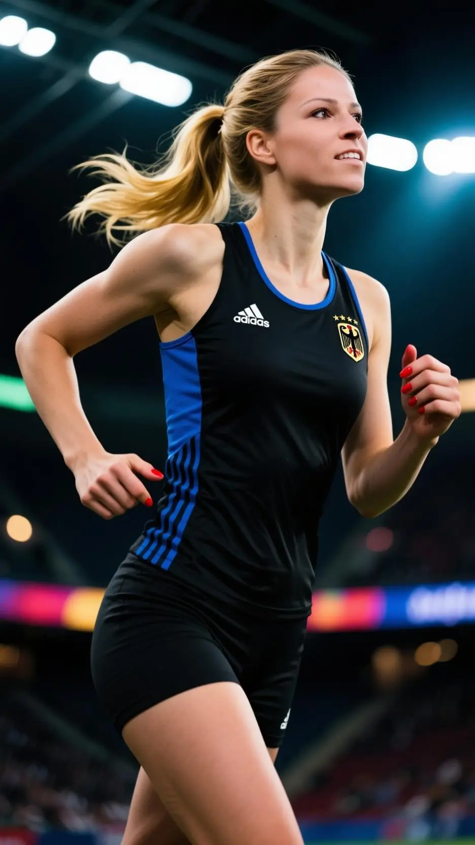 ai character: Melanie Leupolz  background