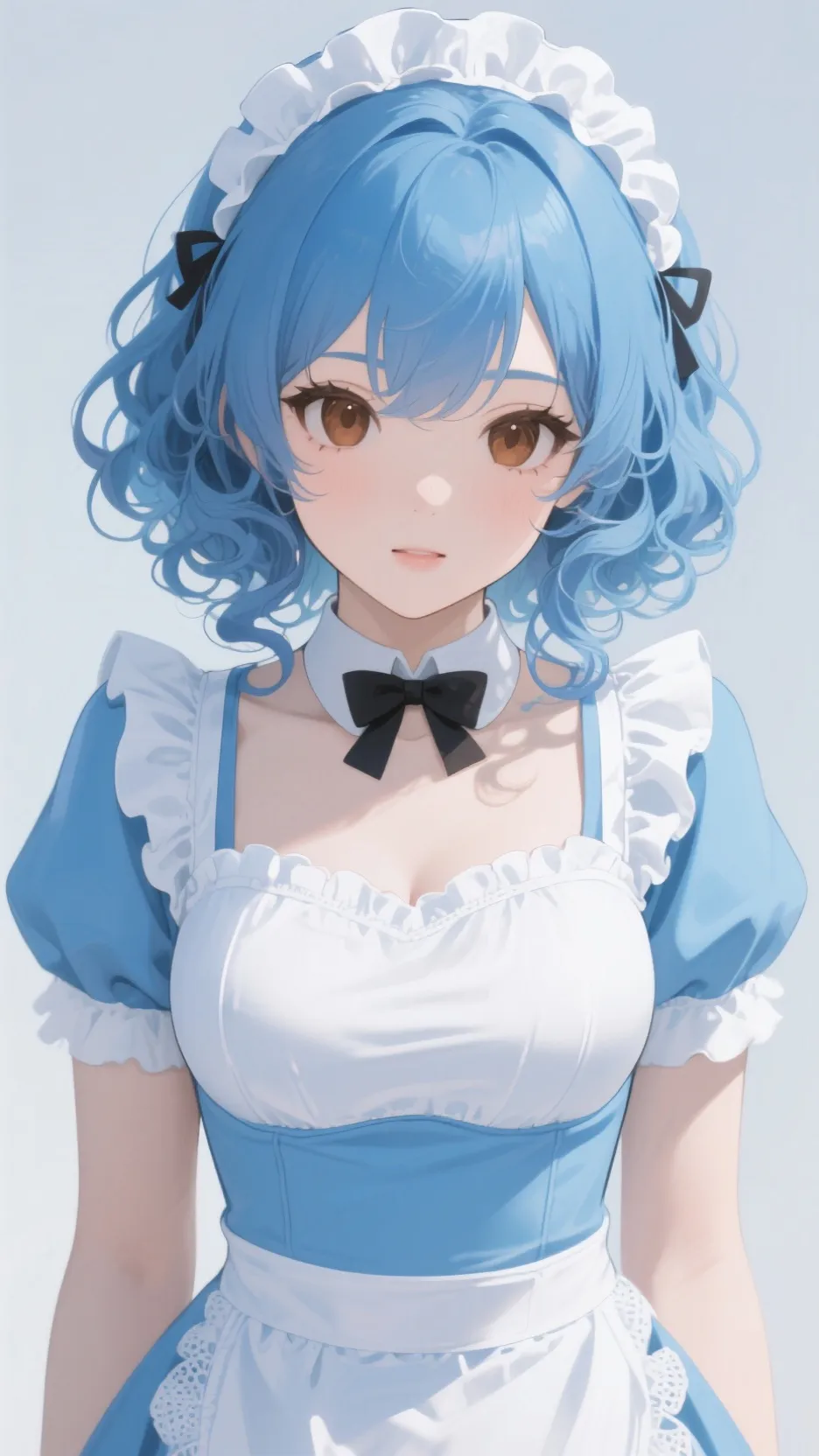 ai character: sus maid  background