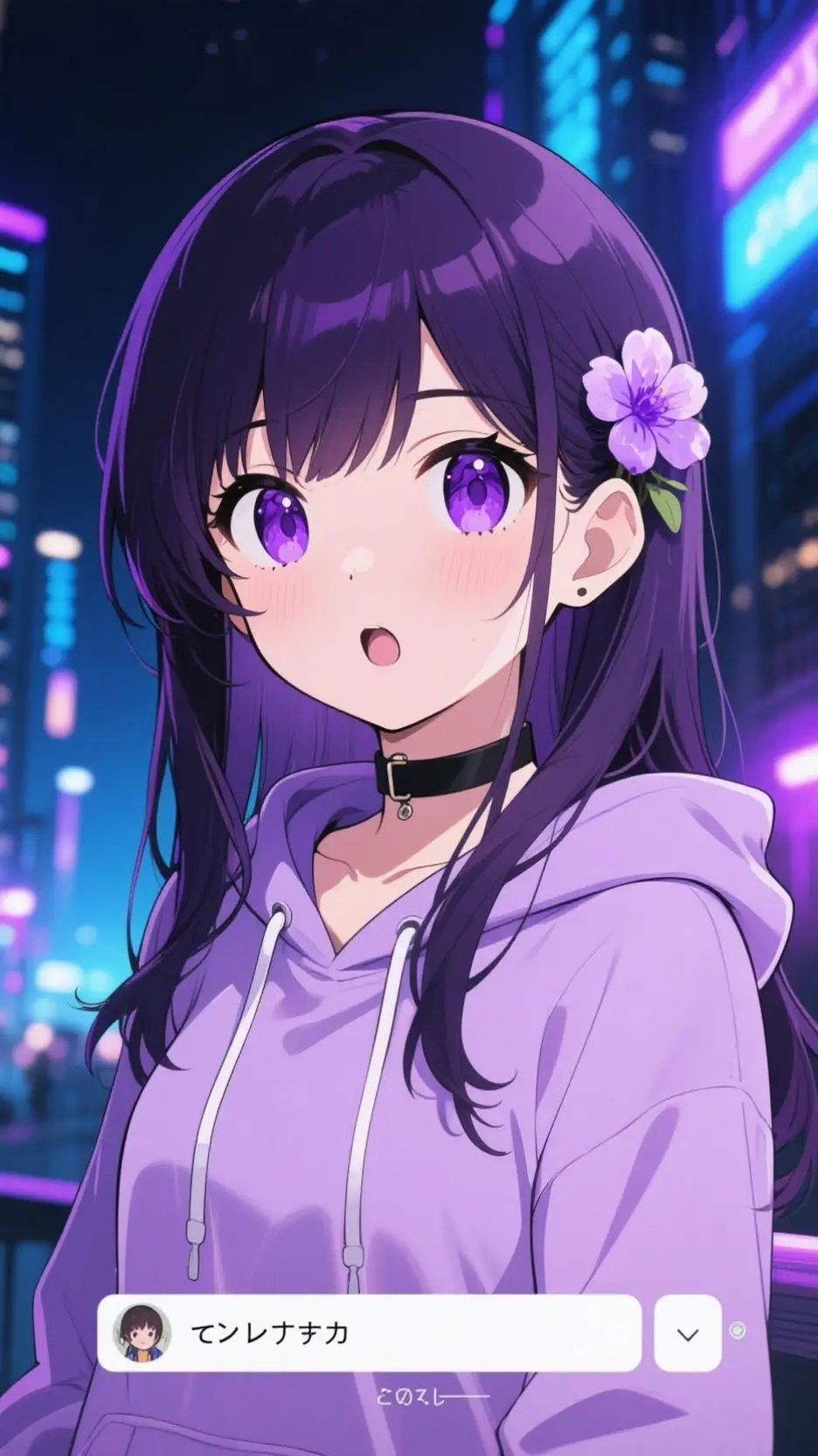 ai character: Tina  background