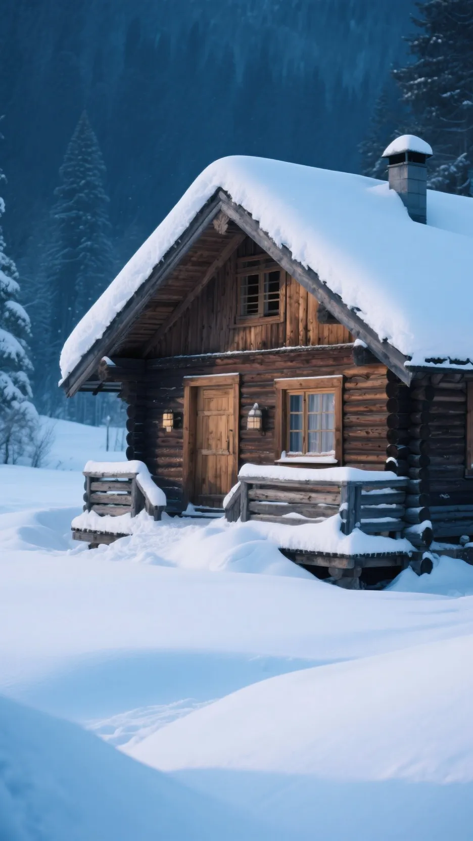 ai character: Kny Christmas  background