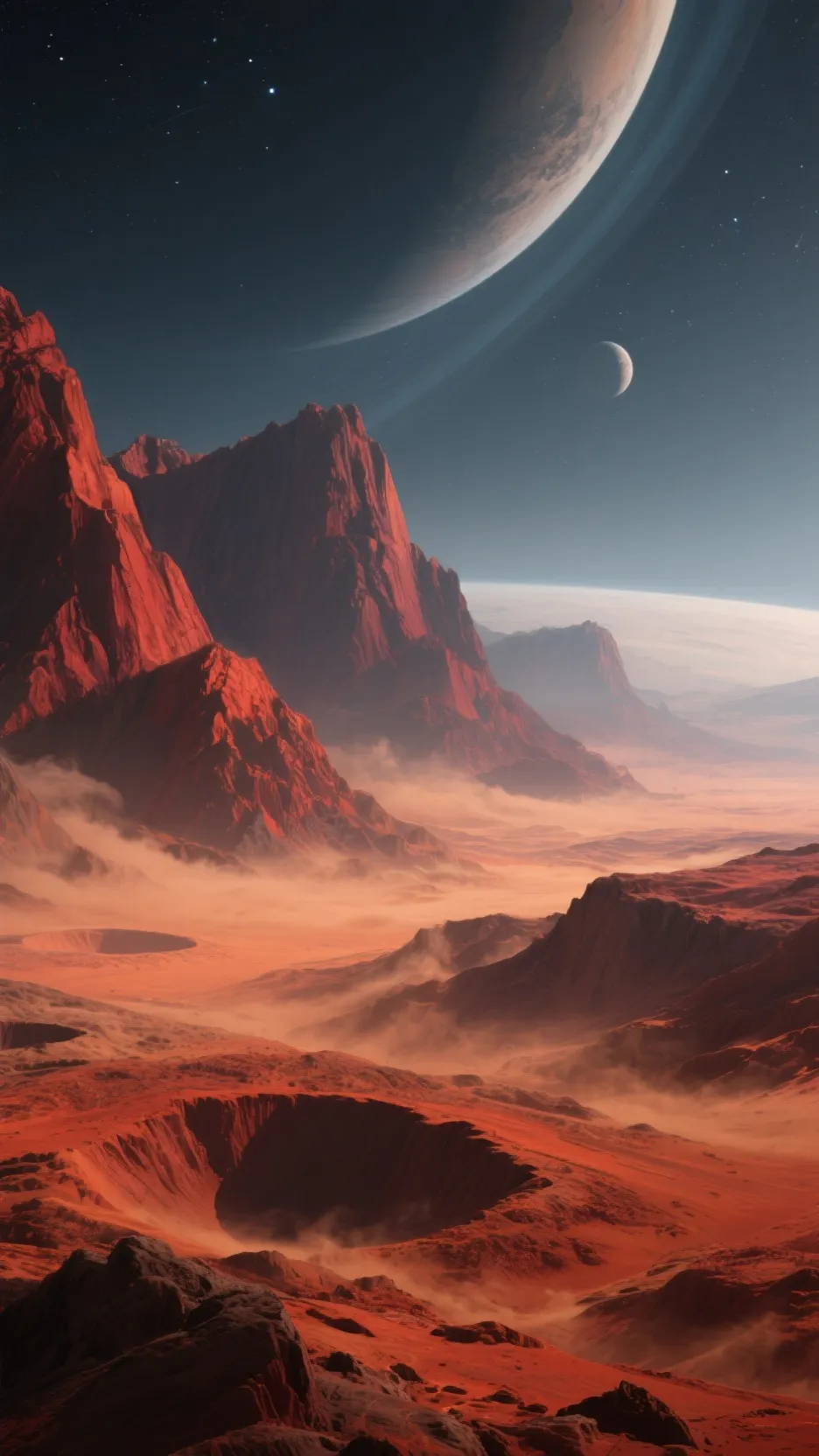 ai character: MARS background