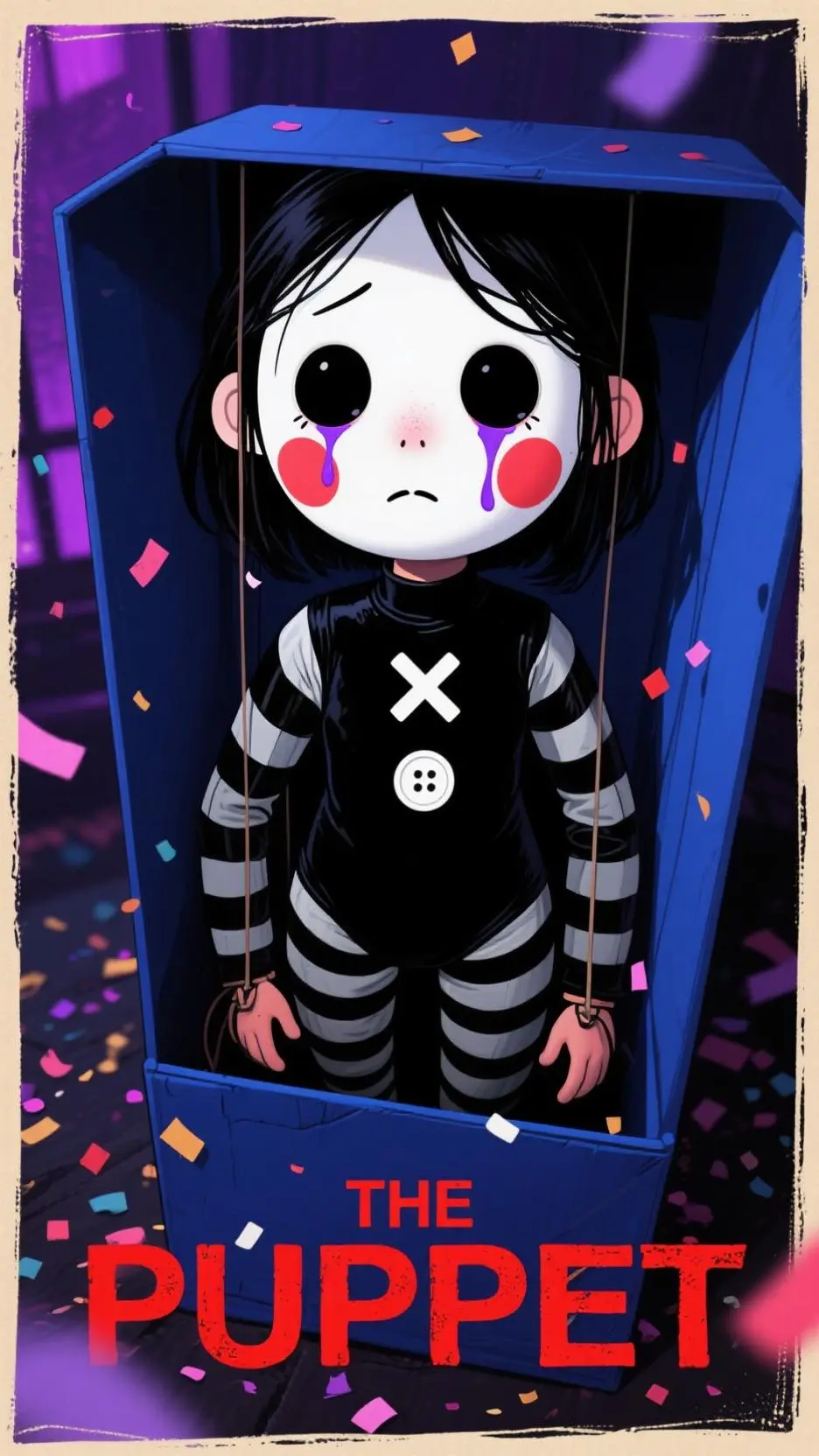 ai character: puppet background