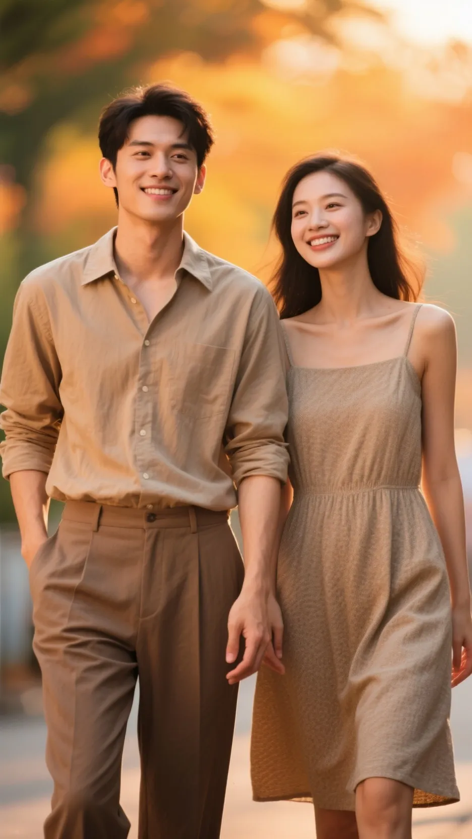 ai character: katy and stive background