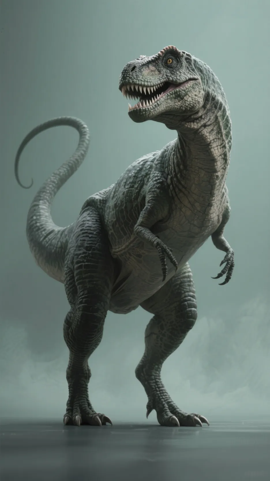 ai character: Jurassic world background