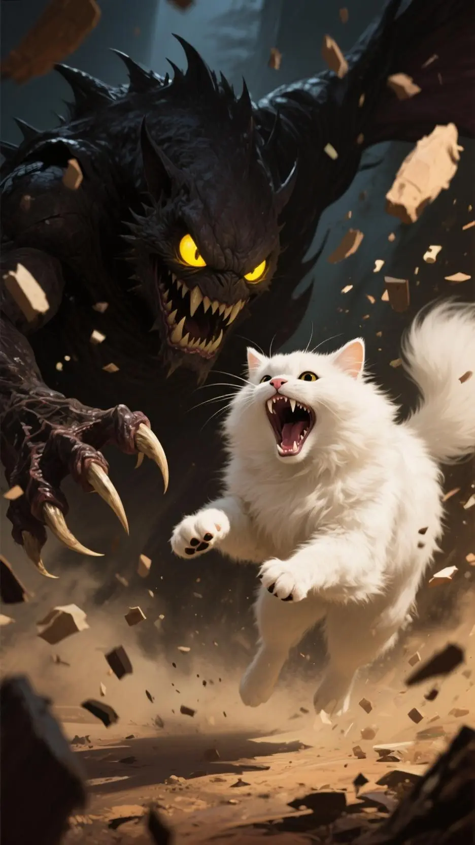 ai character: Battle cats background