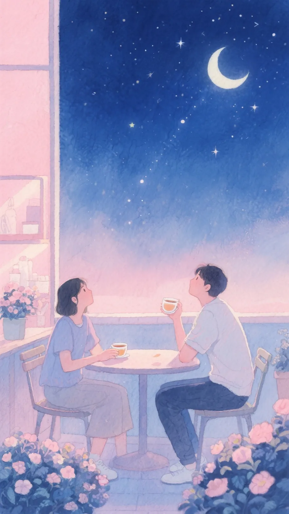 ai character: Have a lvly time background