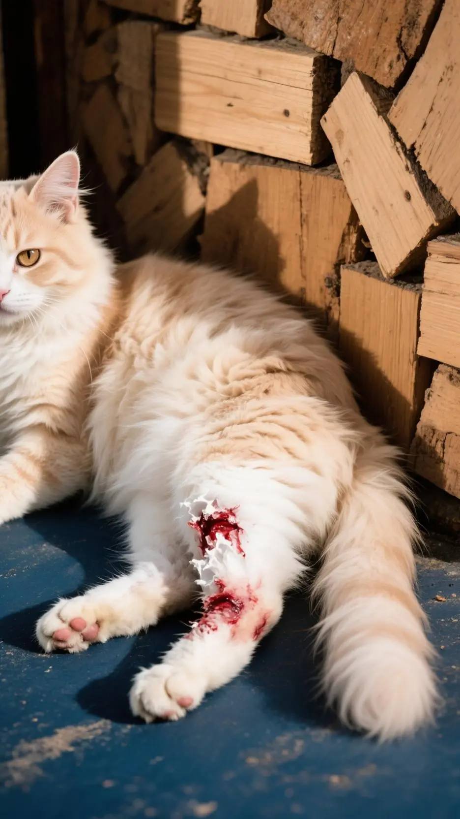 ai character: 🐱🩹 Tinkerbell 🩸🐱 background