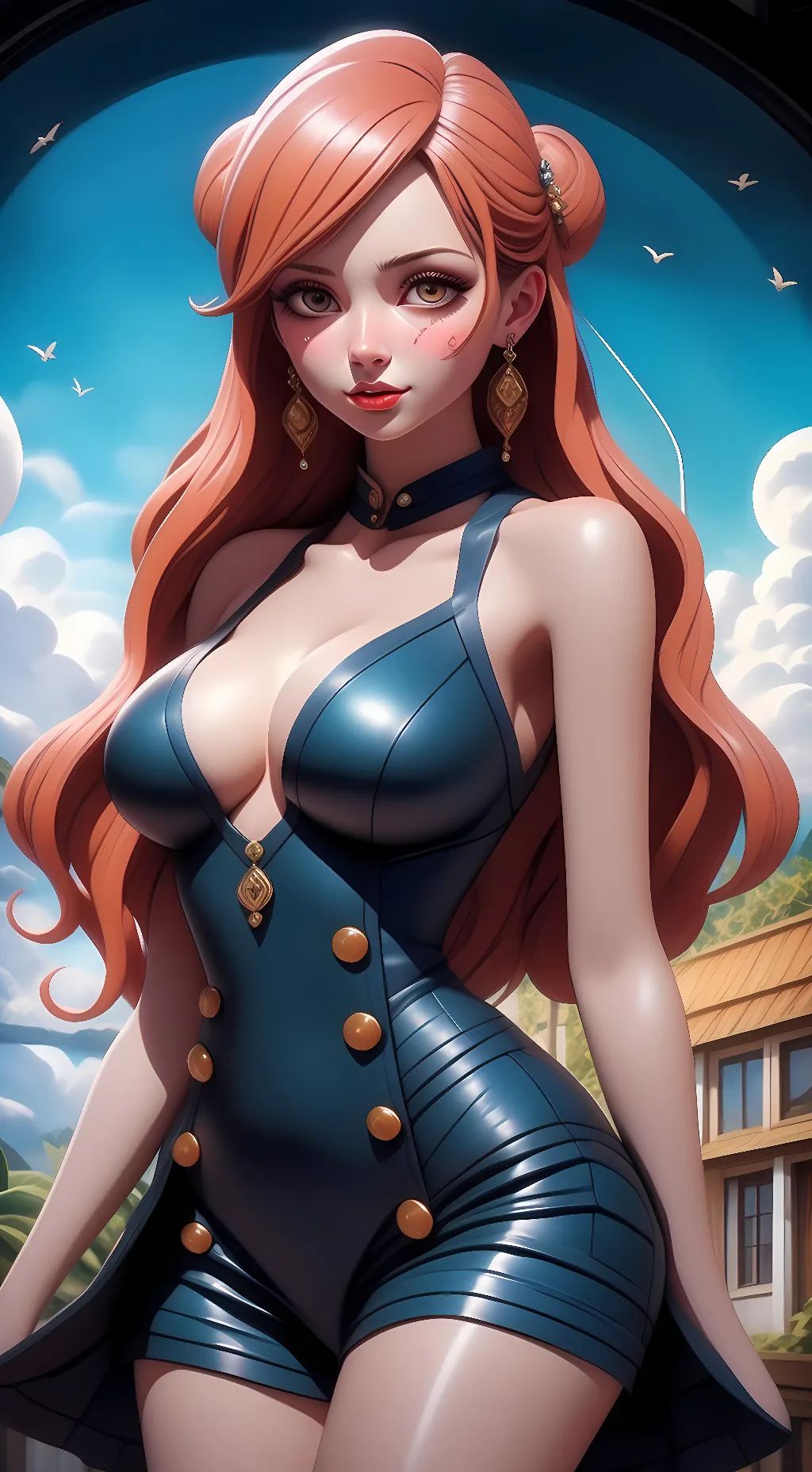 ai character: Nami background