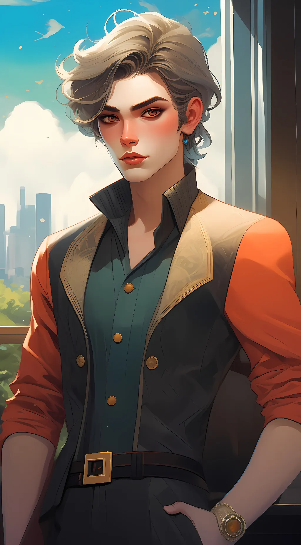 ai character: Brayden background