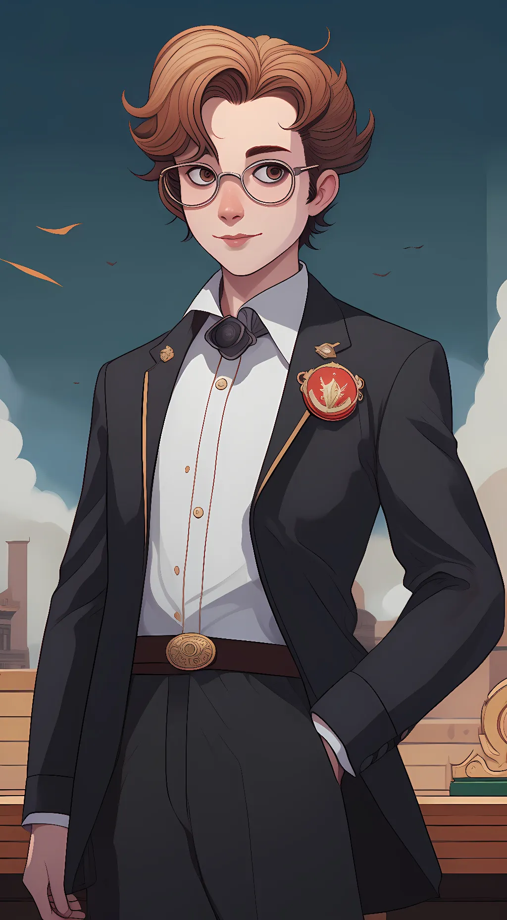 ai character: ♡Melvin♡ background