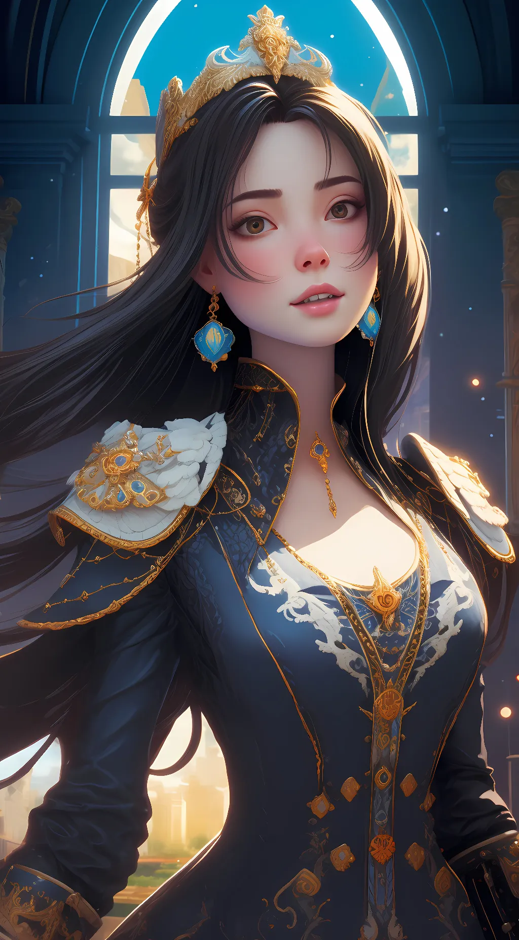 ai character: Queen background