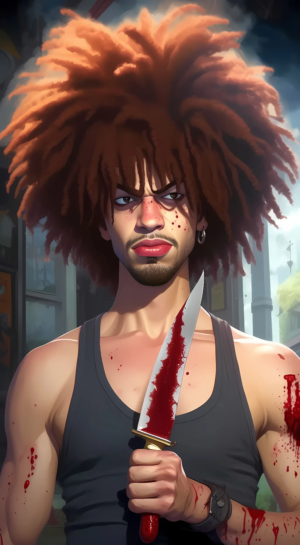 ai character: Sideshow Bob background