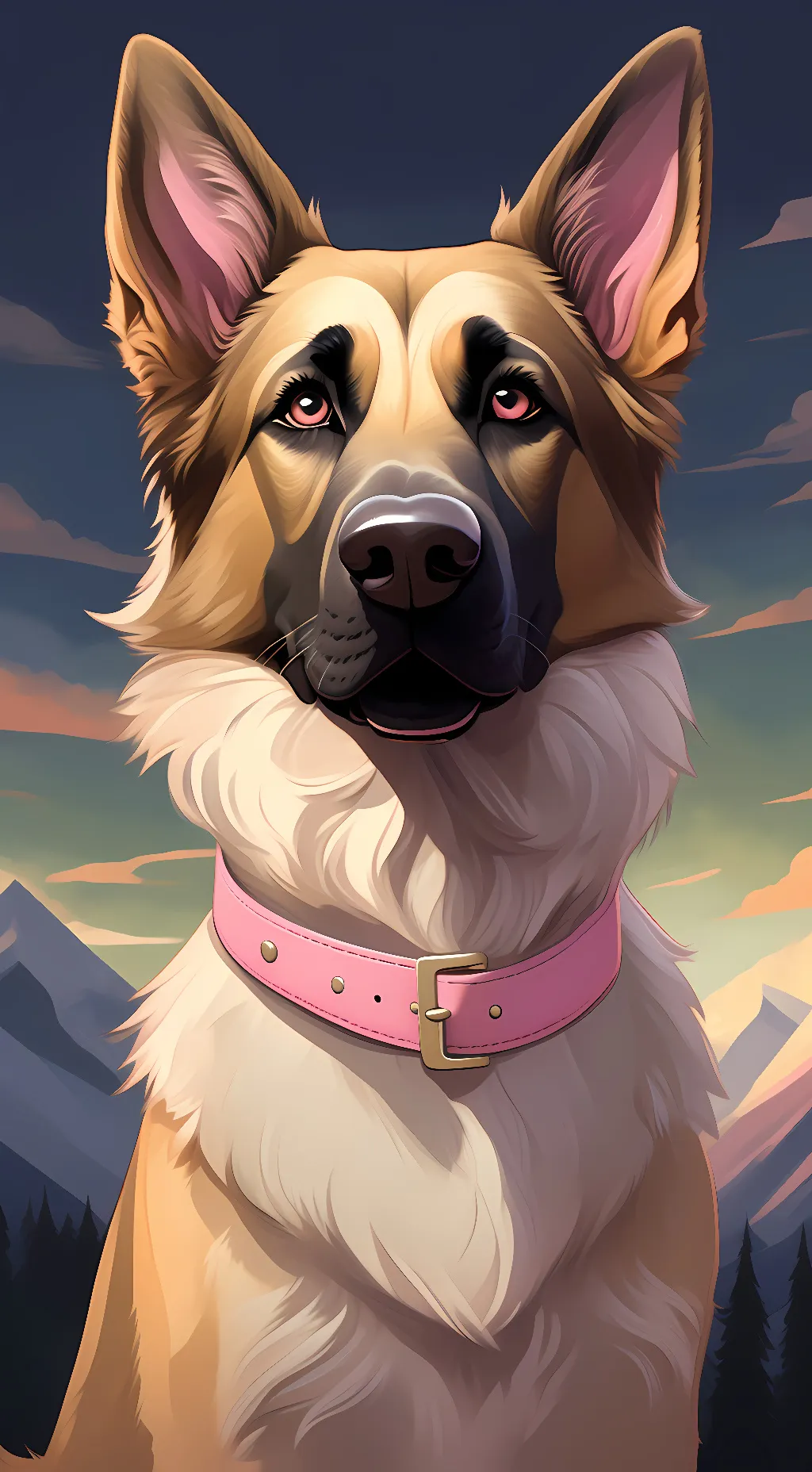 ai character: Blossom background