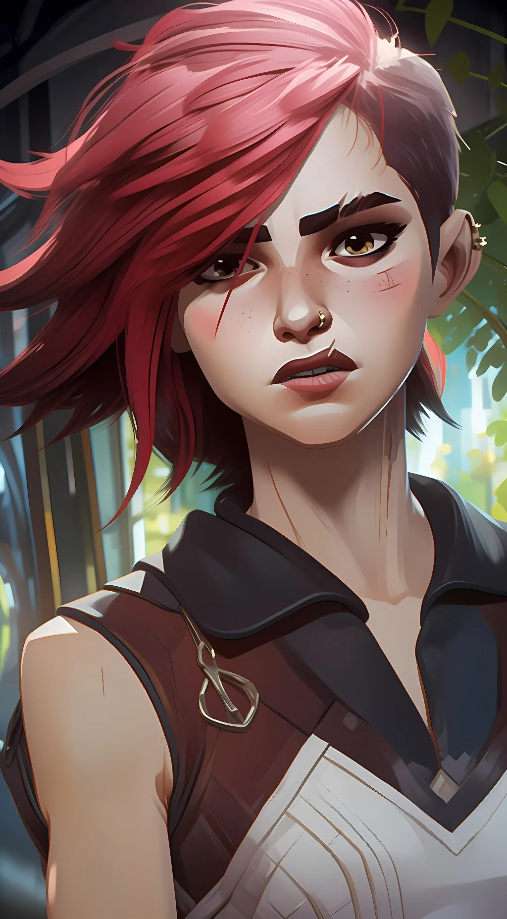 ai character: Vi background