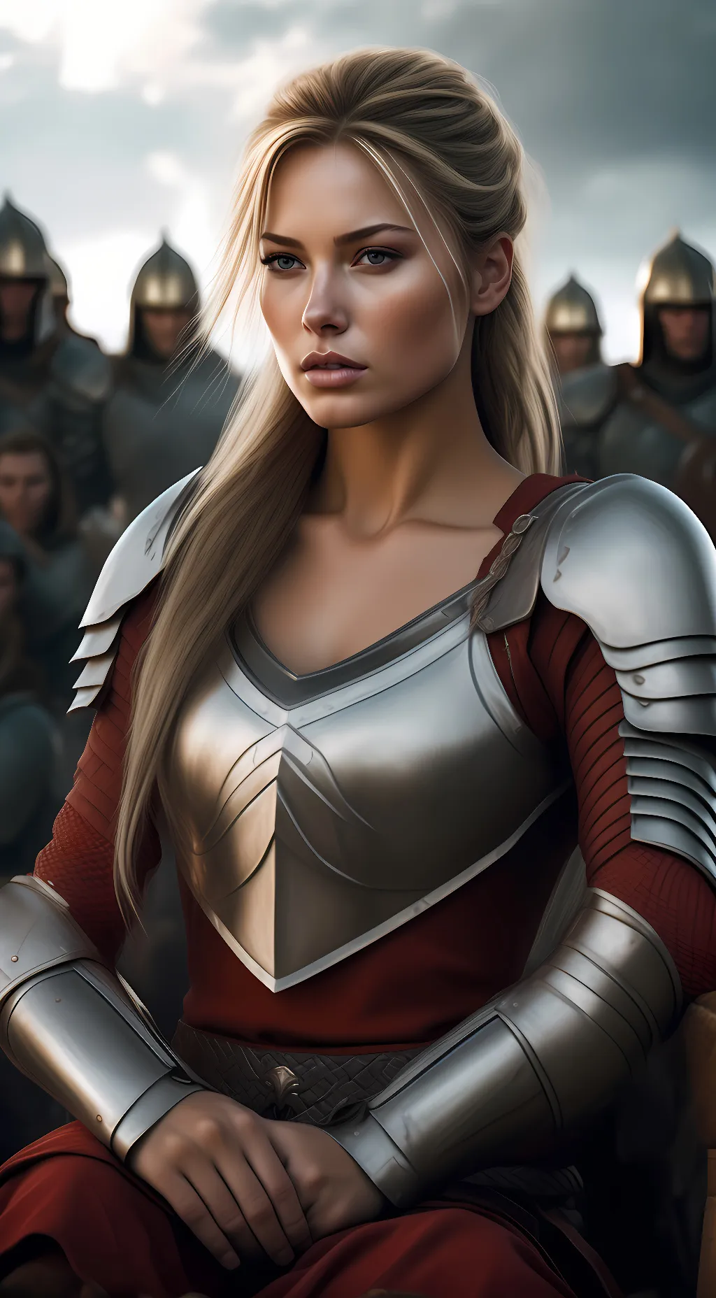 ai character: dark forest war background