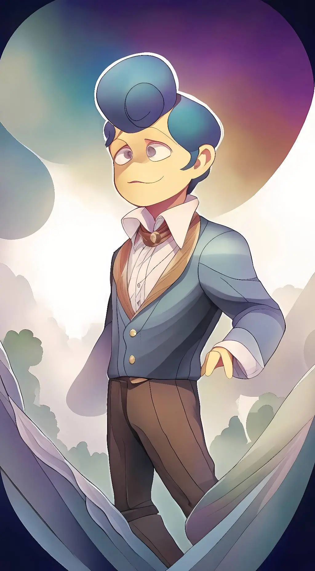 ai character: Wally Darling background