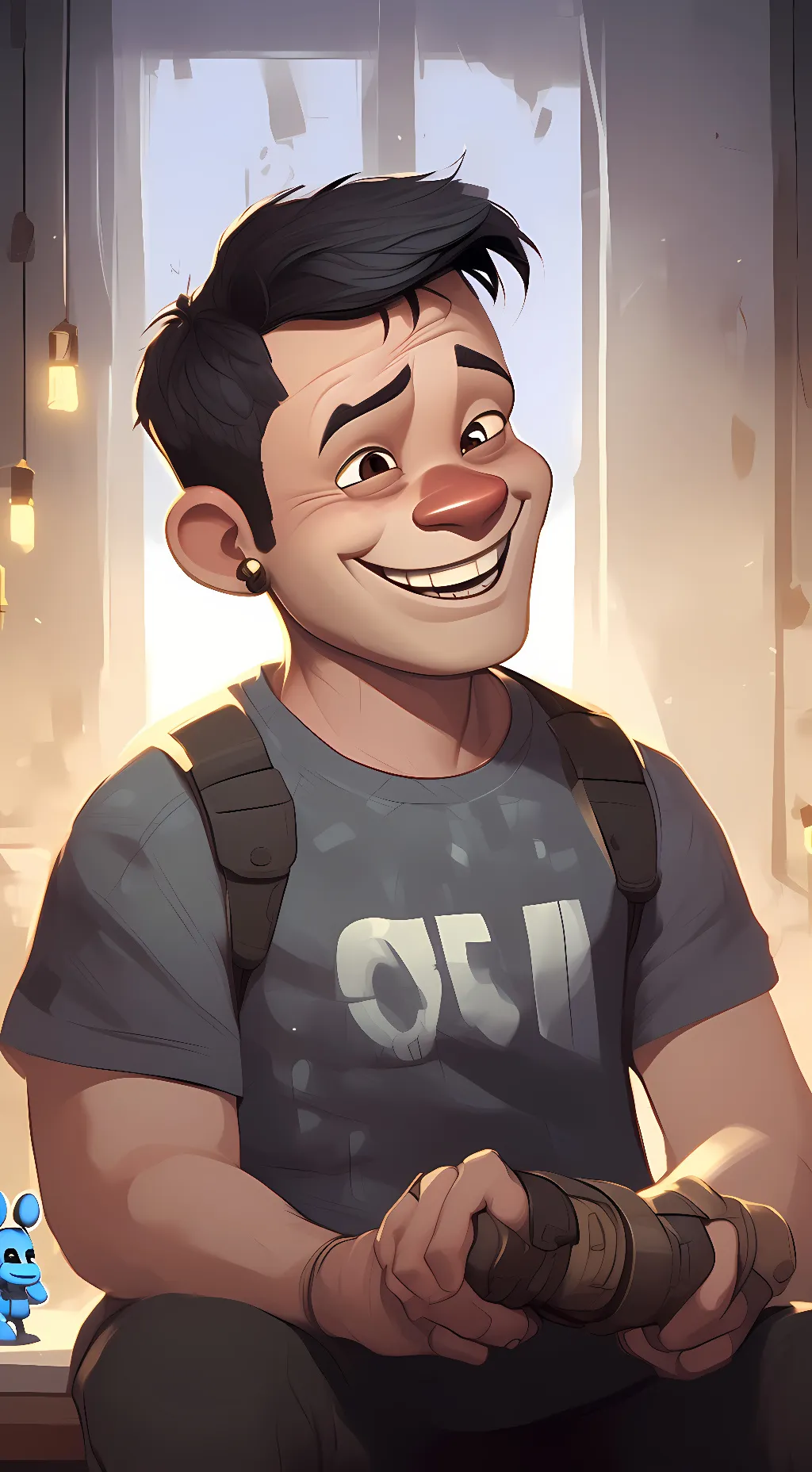 ai character: Scott cawthon ❤️ background