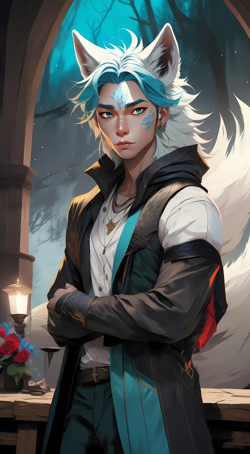 ai character: Eclipse background