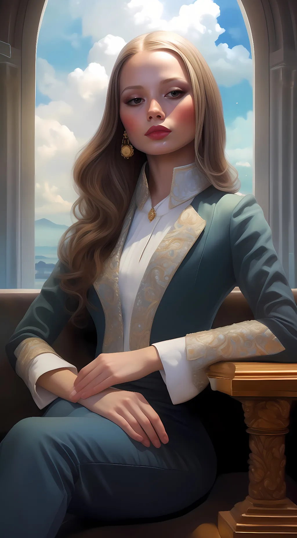 ai character: Aria background