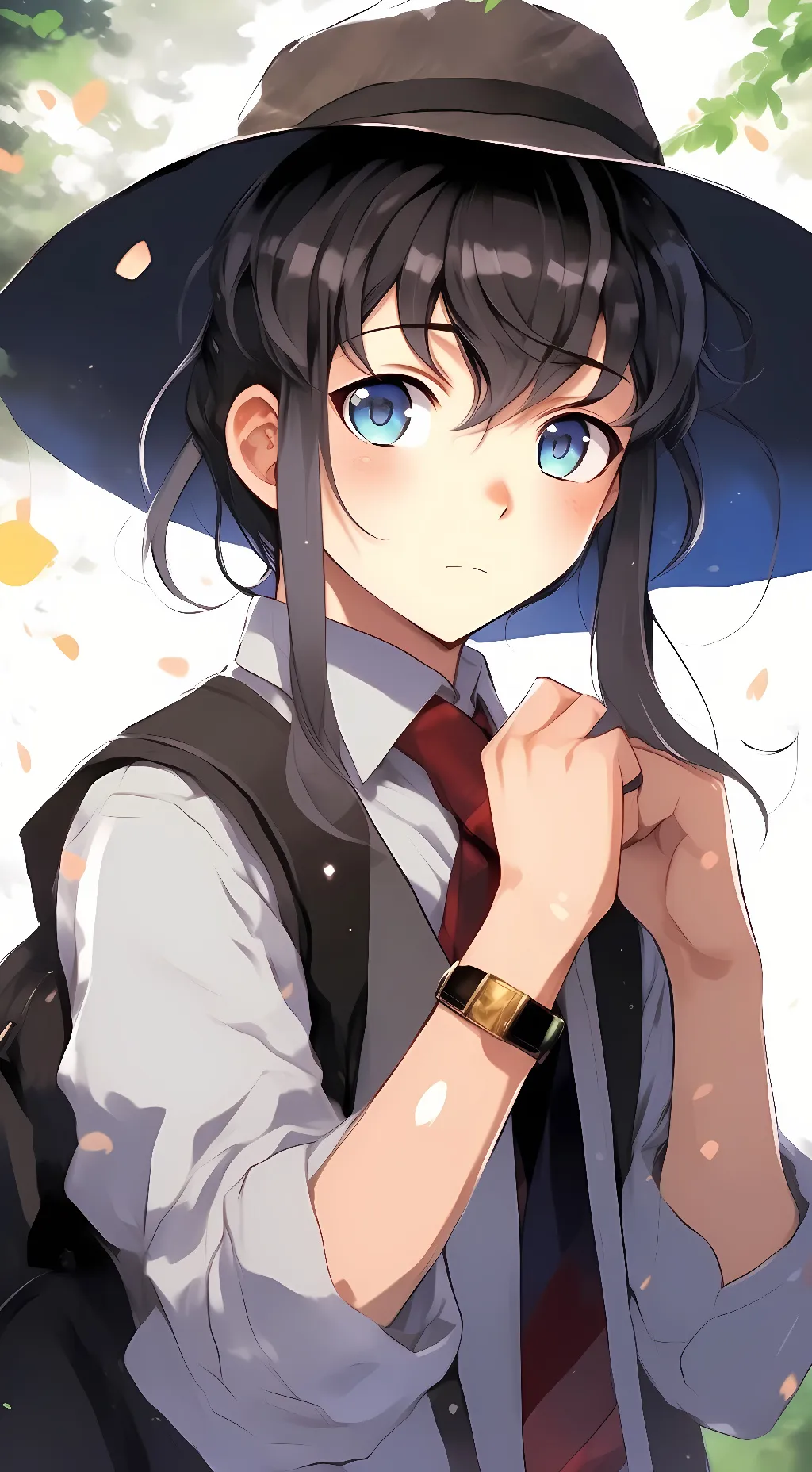 ai character: Muichiro tokito background