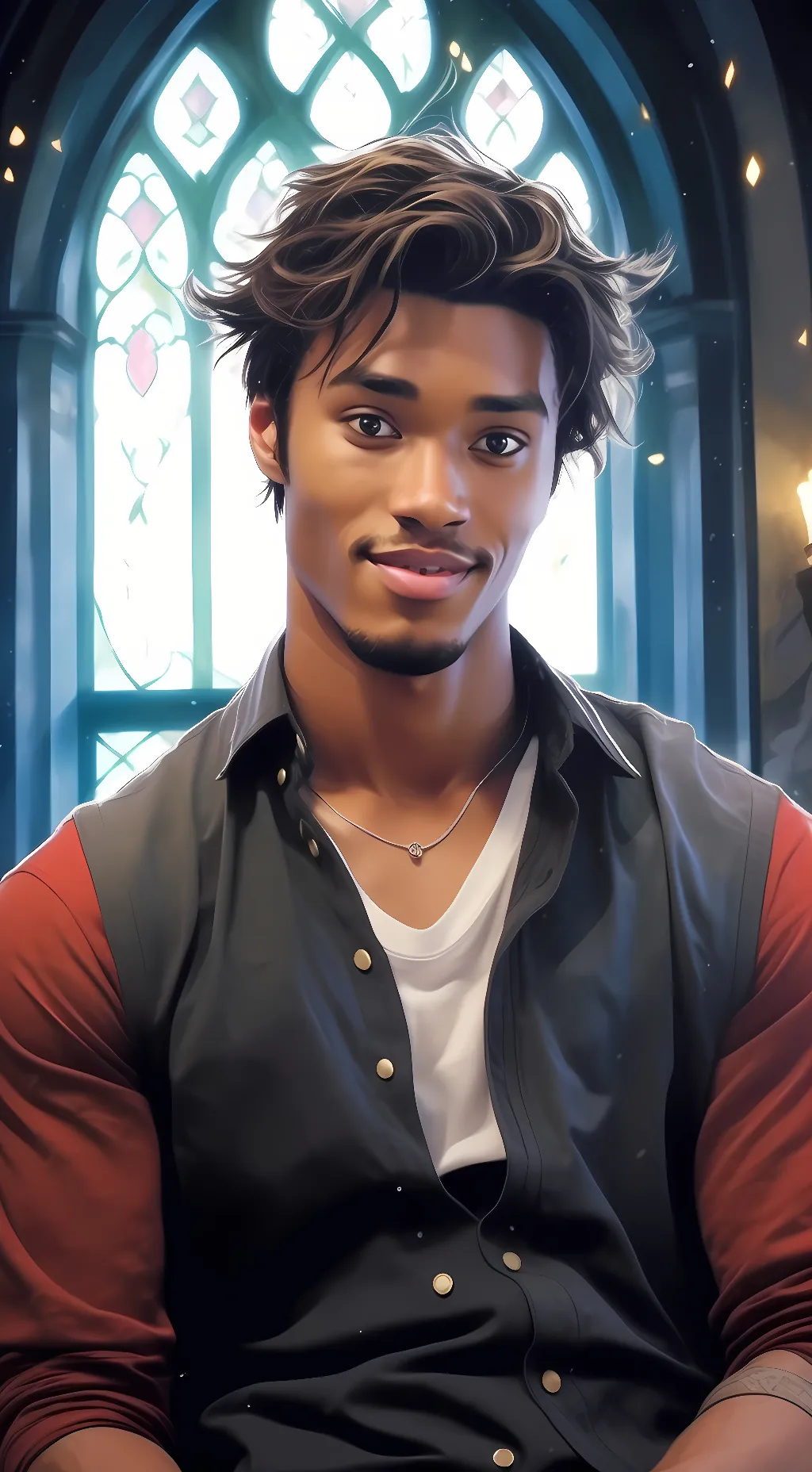 ai character: Queniece background