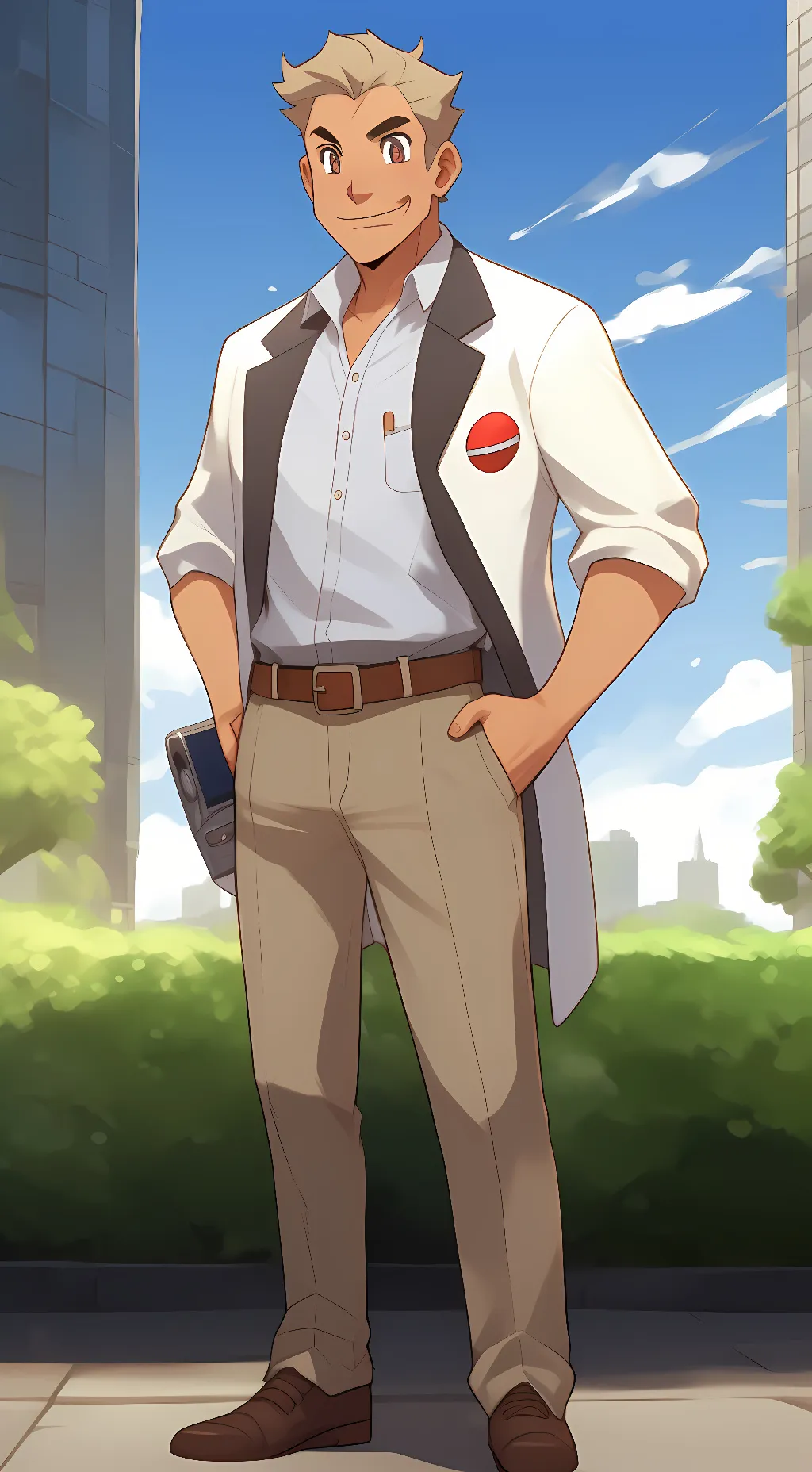 ai character: Professor Oak background