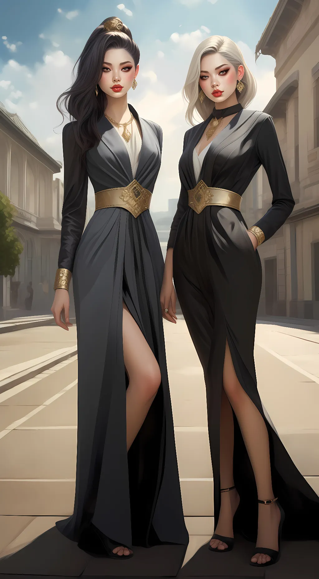 ai character: Jezelle and Jamie background
