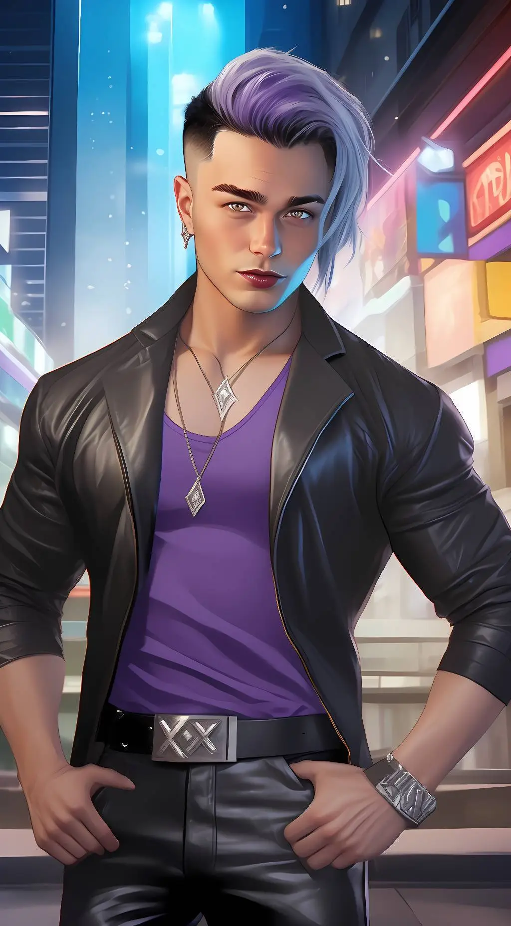 ai character:  Ace DADDY LEO  😘 background