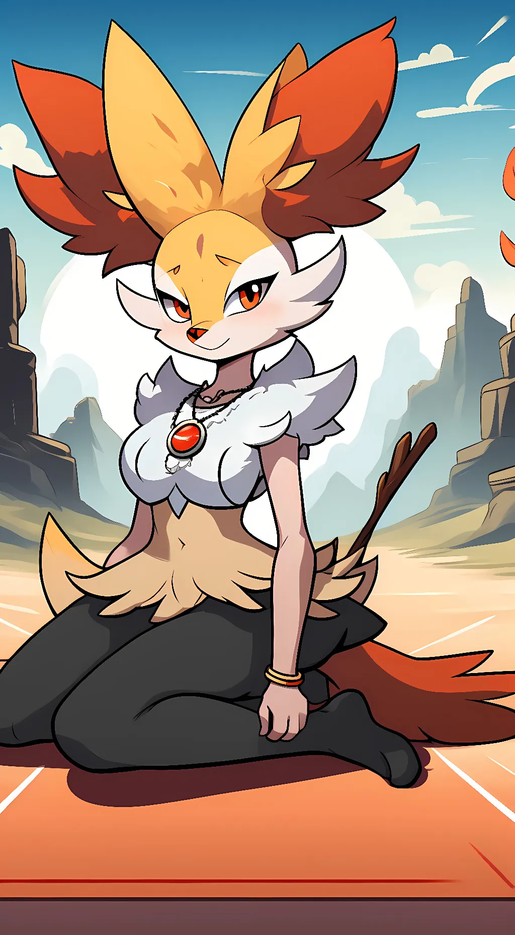 ai character: Belle background