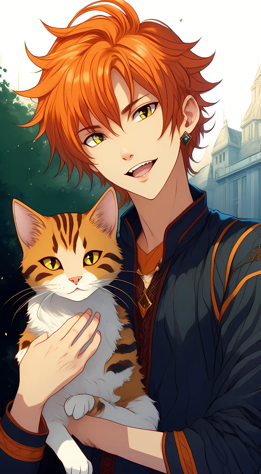 ai character: kyo sohma background
