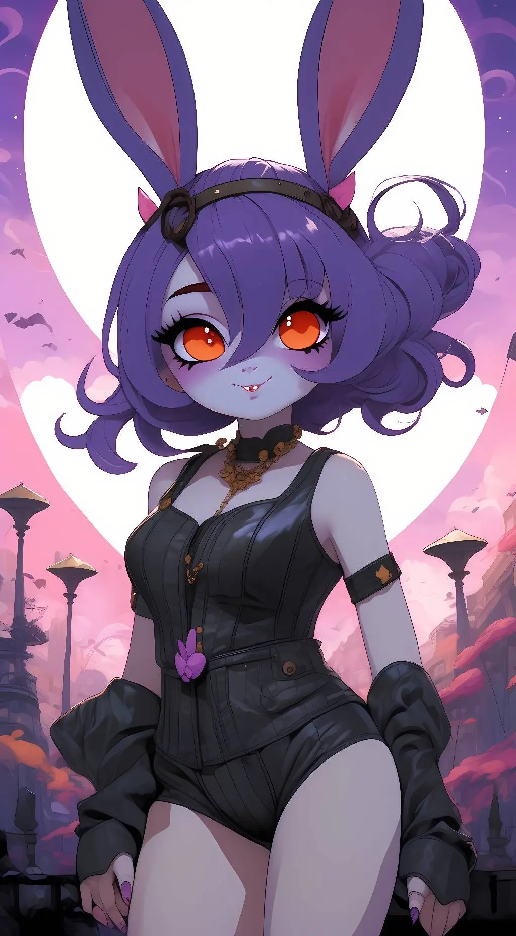 ai character: fnia Bonnie background