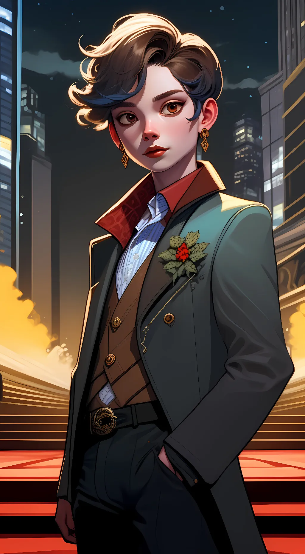 ai character: Max background