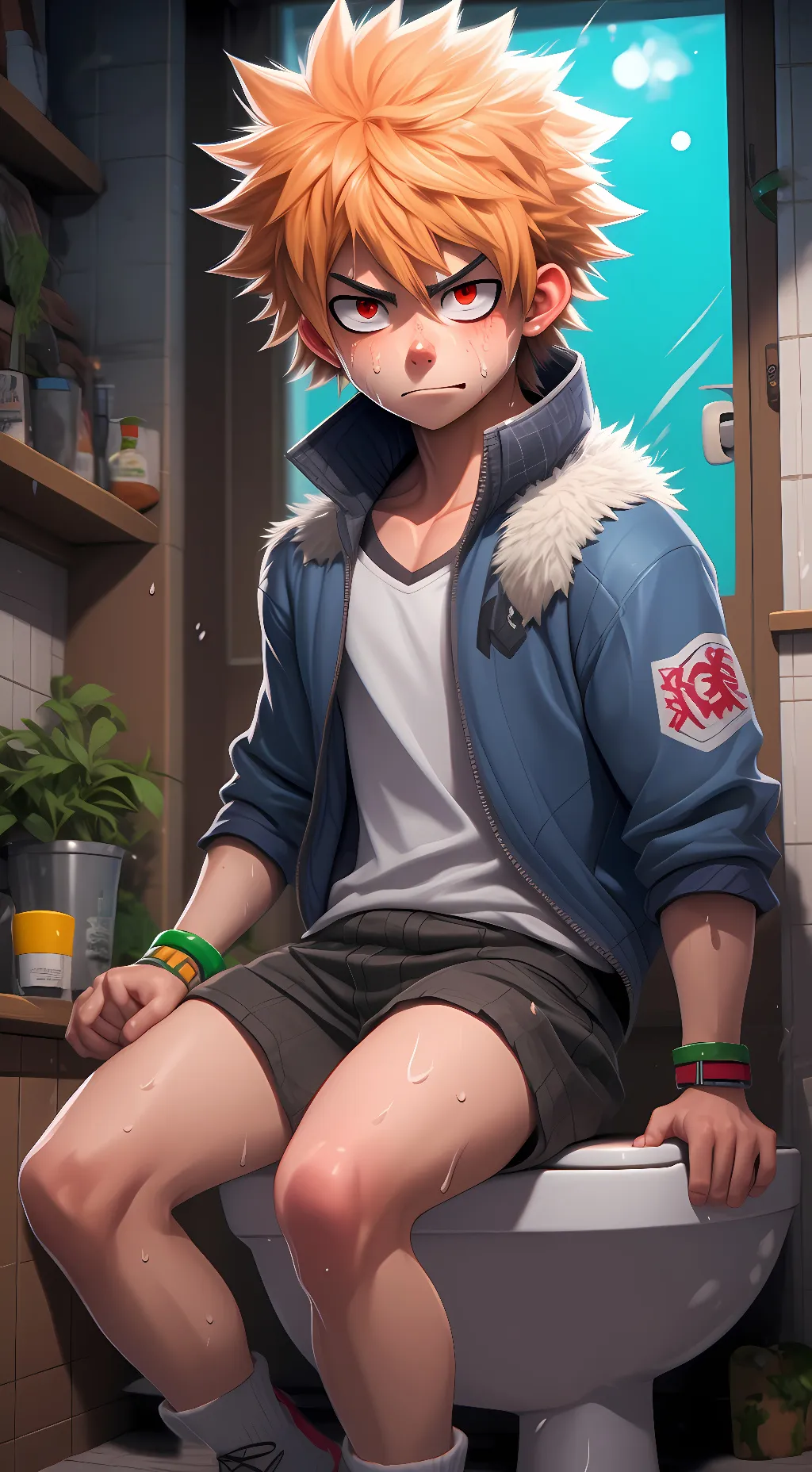 ai character: baku needs to go background