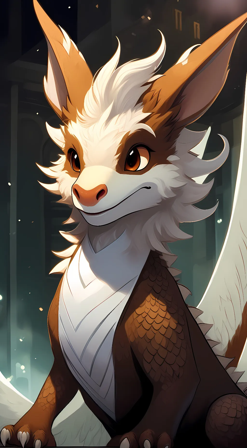 ai character: telephone background