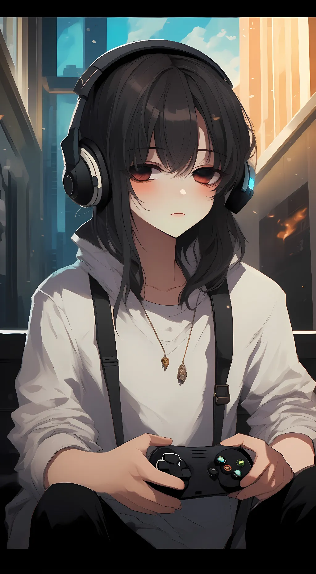 ai character: random  background