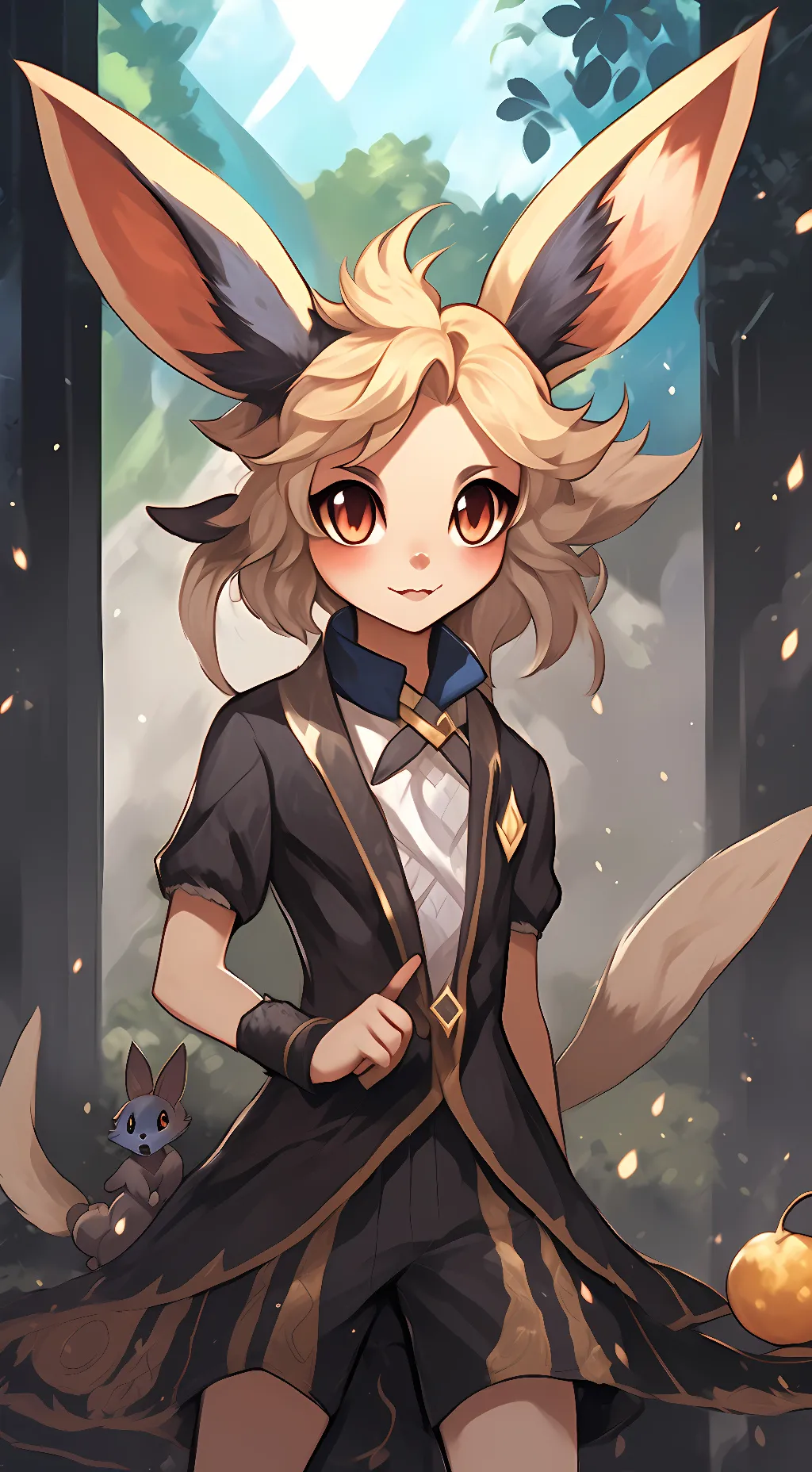 ai character: evee background