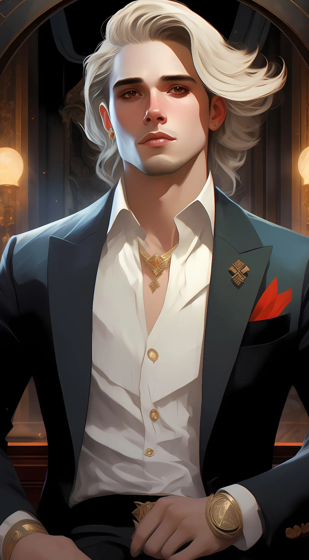 ai character: Arthur Lawrence background