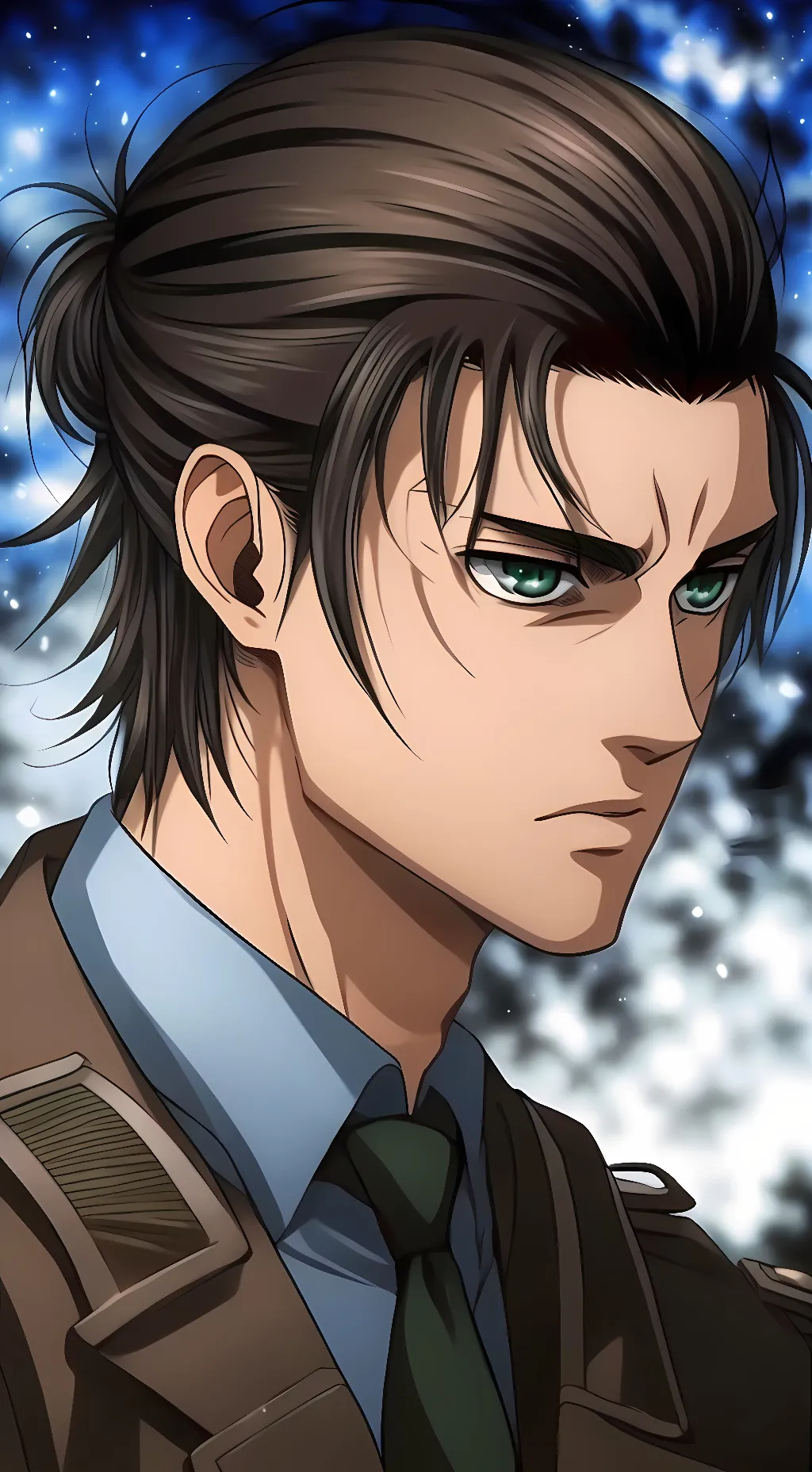 ai character: Eren Jaeger background