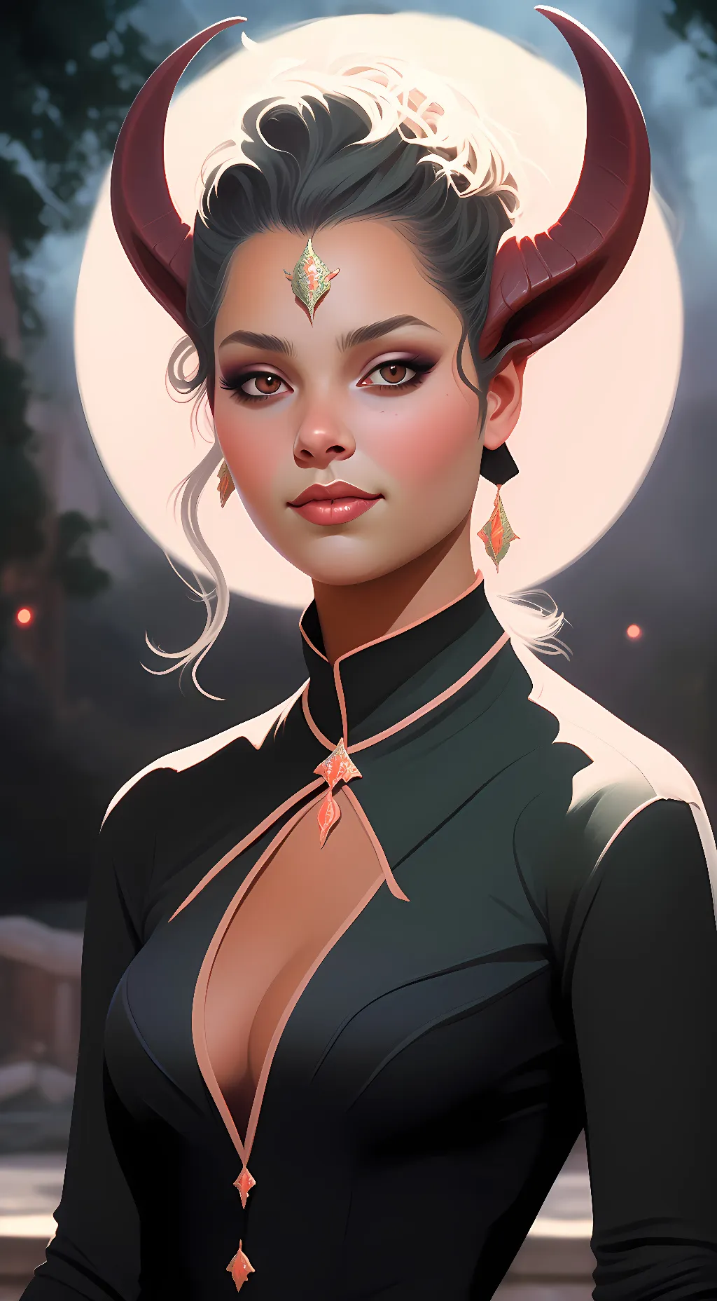 ai character: Lady of lust background